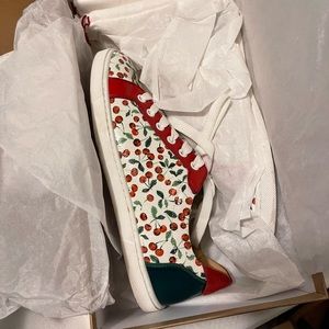 Cherry Christian Louboutin sneakers